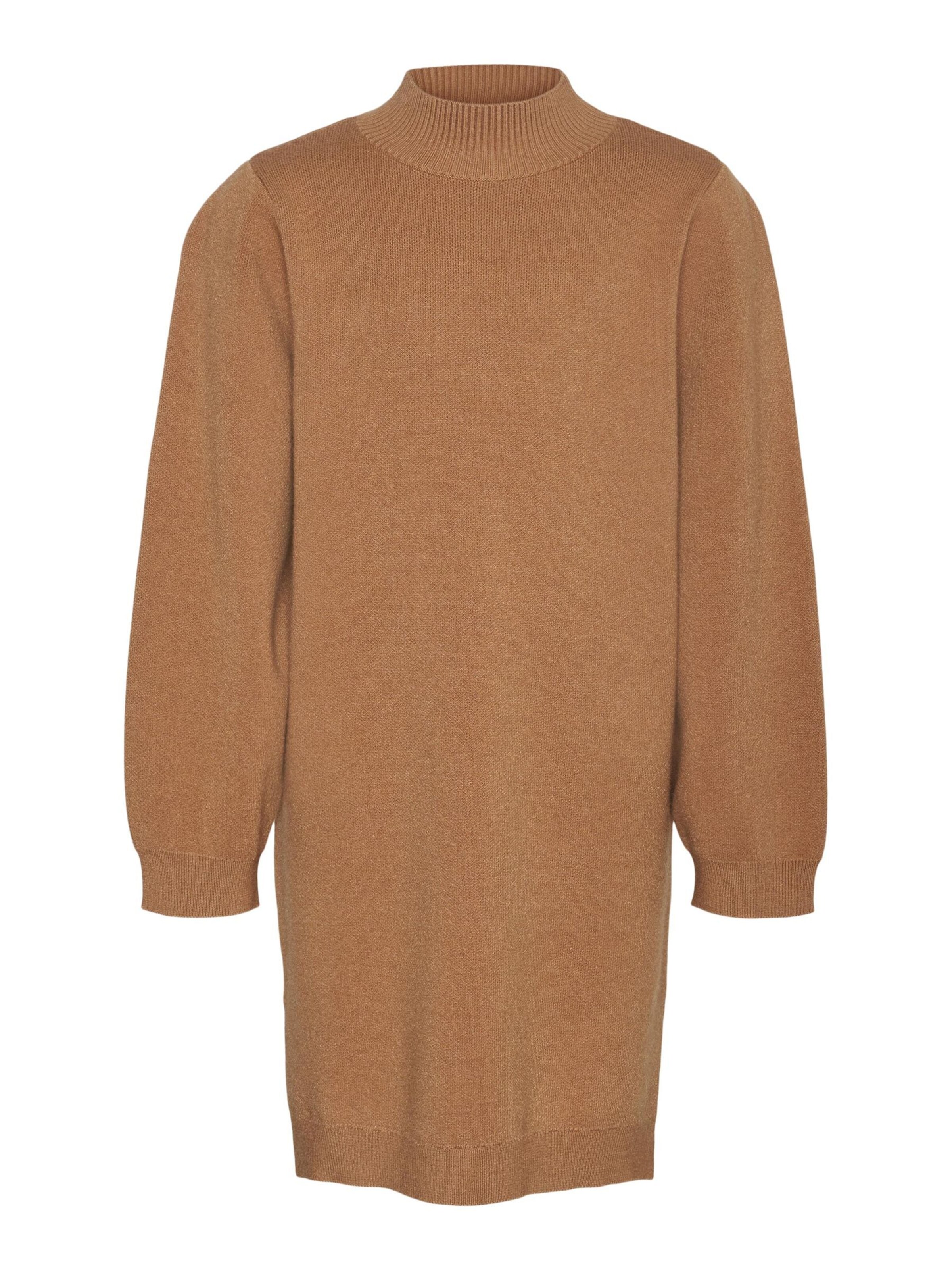 Vero Moda Girl Sweater 'Vmkenya' in Brown: front