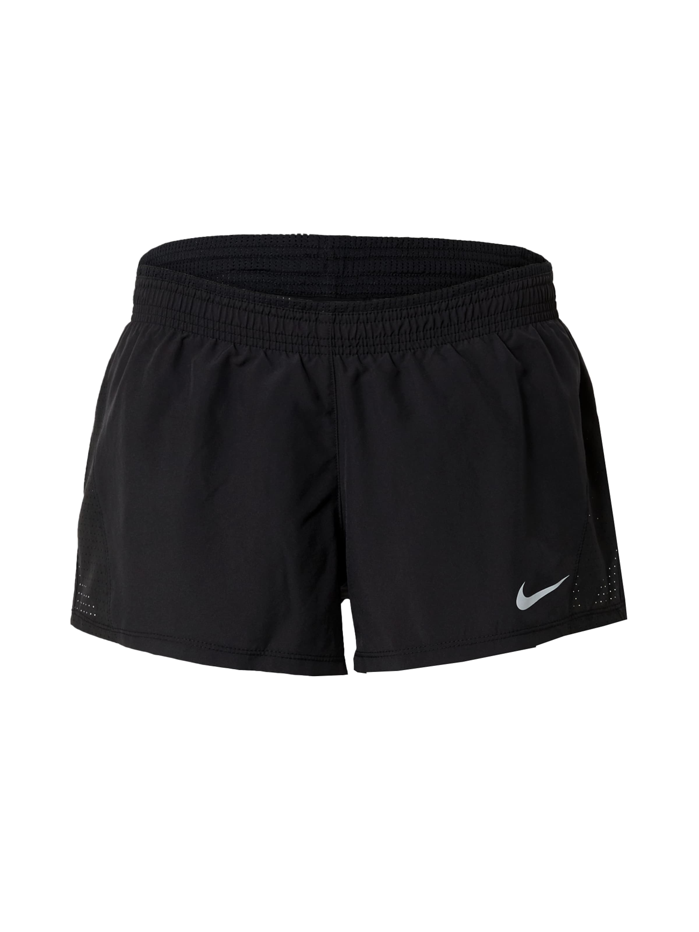 NIKE Regular Sports trousers in Black: front