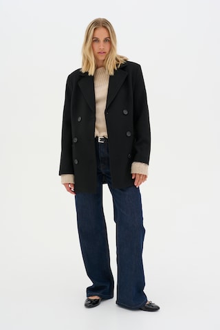 My Essential Wardrobe Overgangsfrakke 'Frannie' i sort