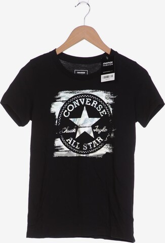 CONVERSE T-Shirt S in Schwarz: predná strana