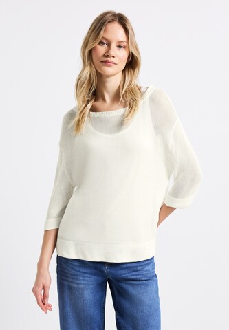 STREET ONE Pullover in Weiß: Vorderseite
