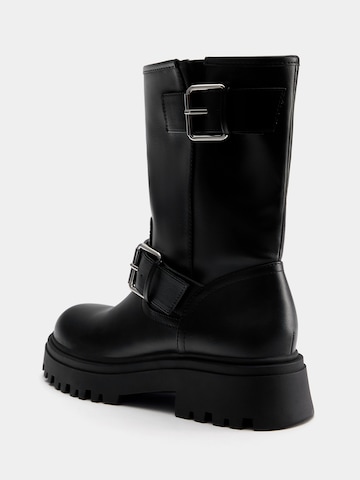 Pull&Bear Boots in Schwarz