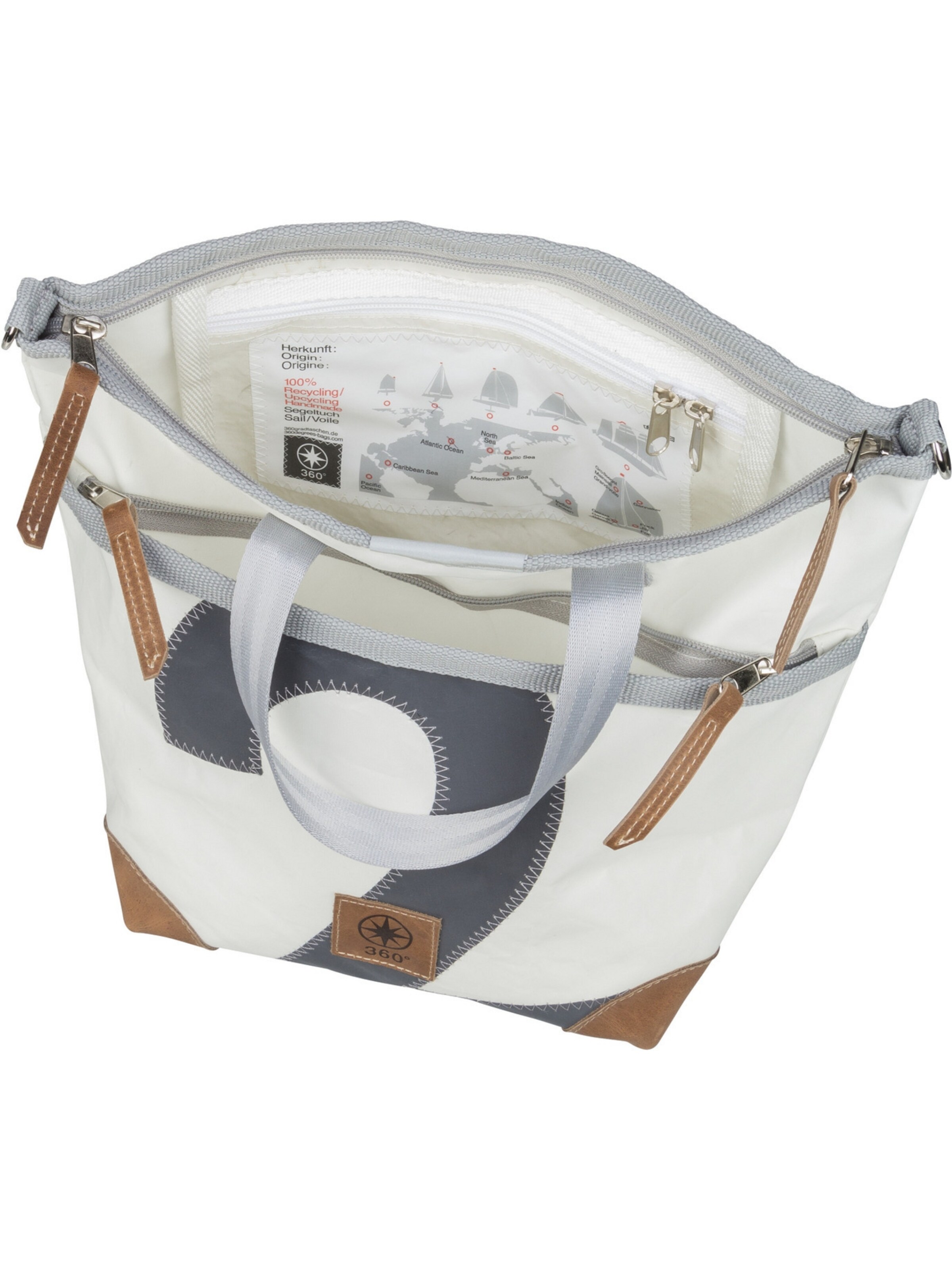 360 Grad Document Bag 'Deern Mini' in Grey