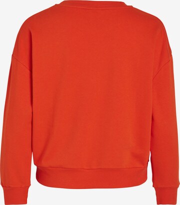 VILA Sweatshirt 'PIA' in Red