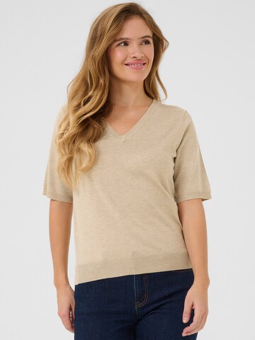 Kaffe Pullover 'Lizza' in Beige: Vorderseite