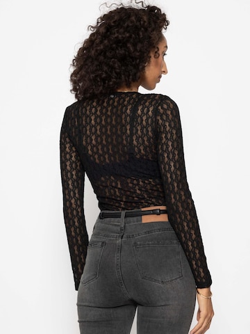 SASSYCLASSY Shirt bodysuit in Black