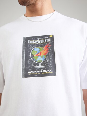 Tricou 'Paperback Writer' de la VANS pe alb