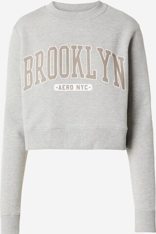 AÉROPOSTALE Sweatshirt 'BROOKLYN' in Grau: predná strana