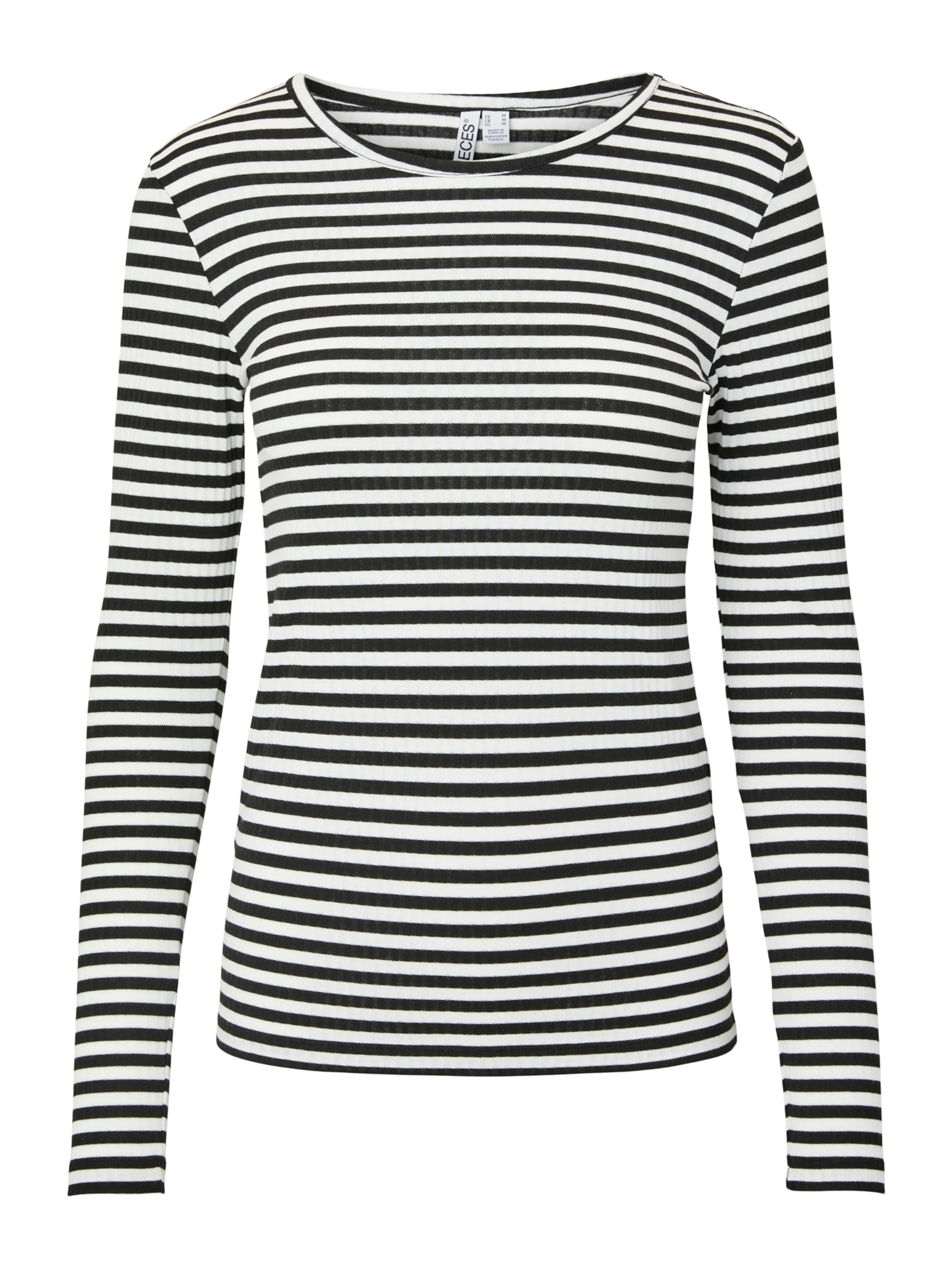T-shirt 'PCLaya' PIECES en noir : devant