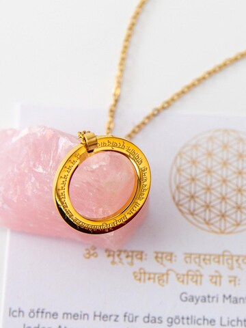 Divasya Necklace 'Gayatri Mantra' in Gold