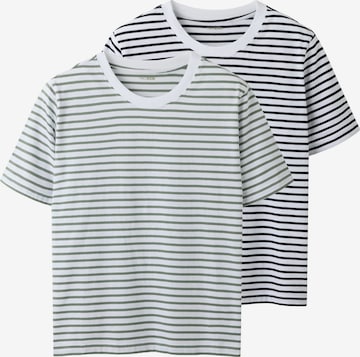 TWO SOON - Camiseta en verde: frente