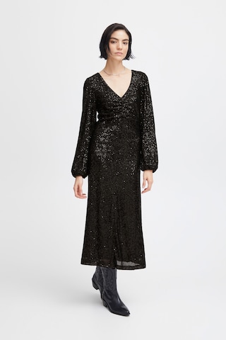 ICHI Evening Dress 'Fauci' in Black: front