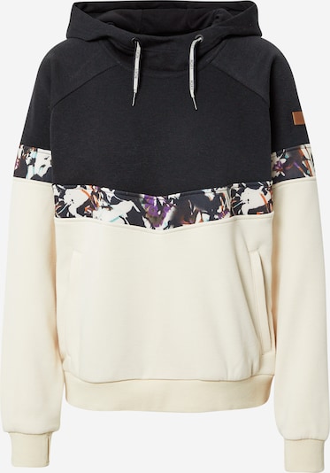 ROXY Athletic Sweatshirt 'LIBERTY' in Dark purple / Black / natural white, Item view