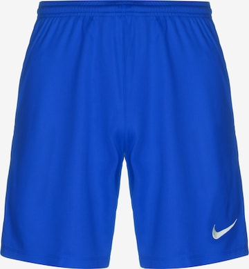 NIKE Regular Sportbroek in Blauw: voorkant