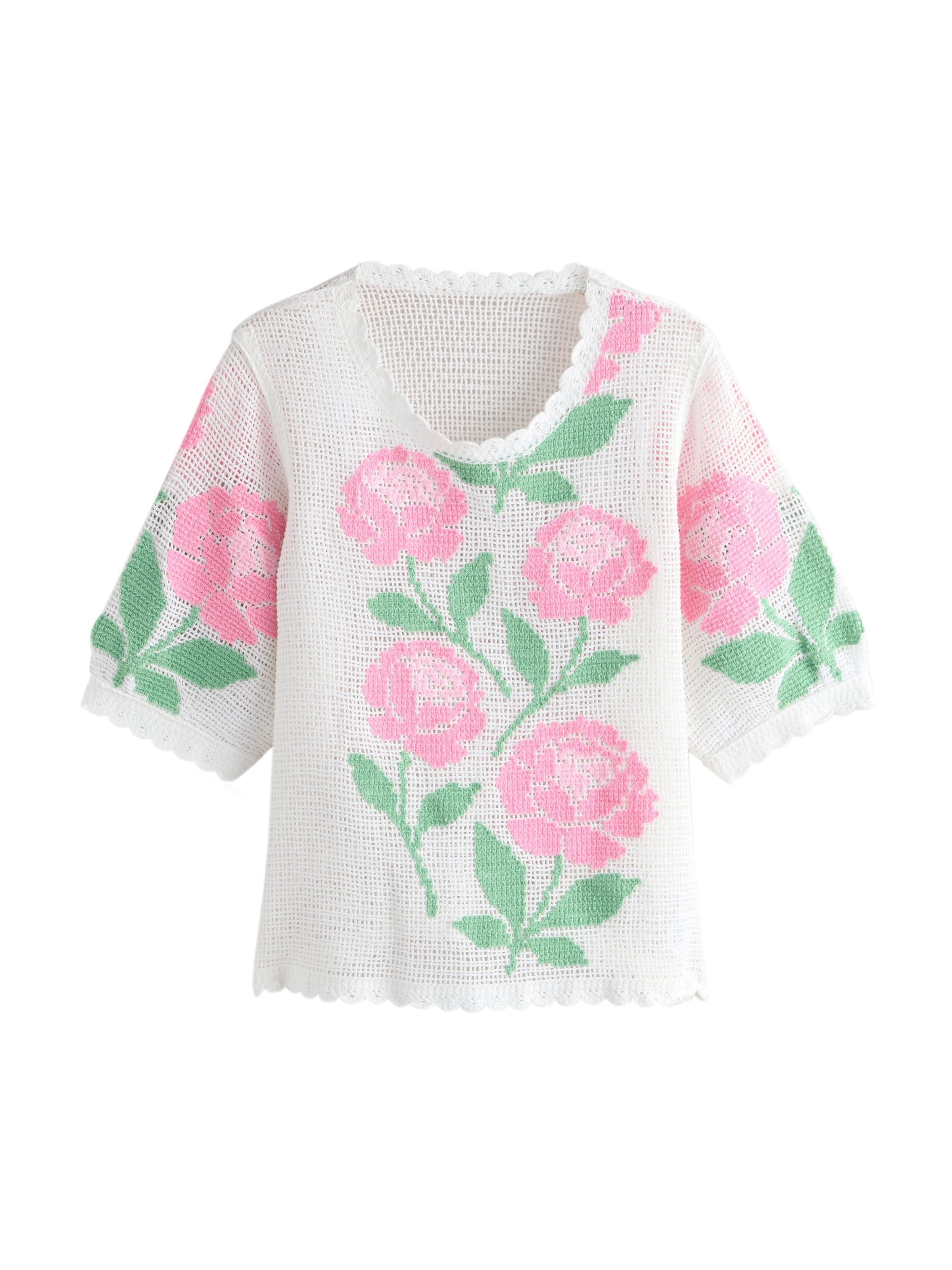 Pull-over Next en blanc : devant