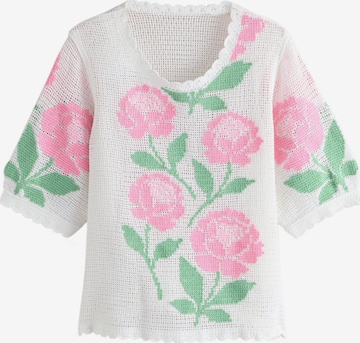 Pull-over Next en blanc : devant