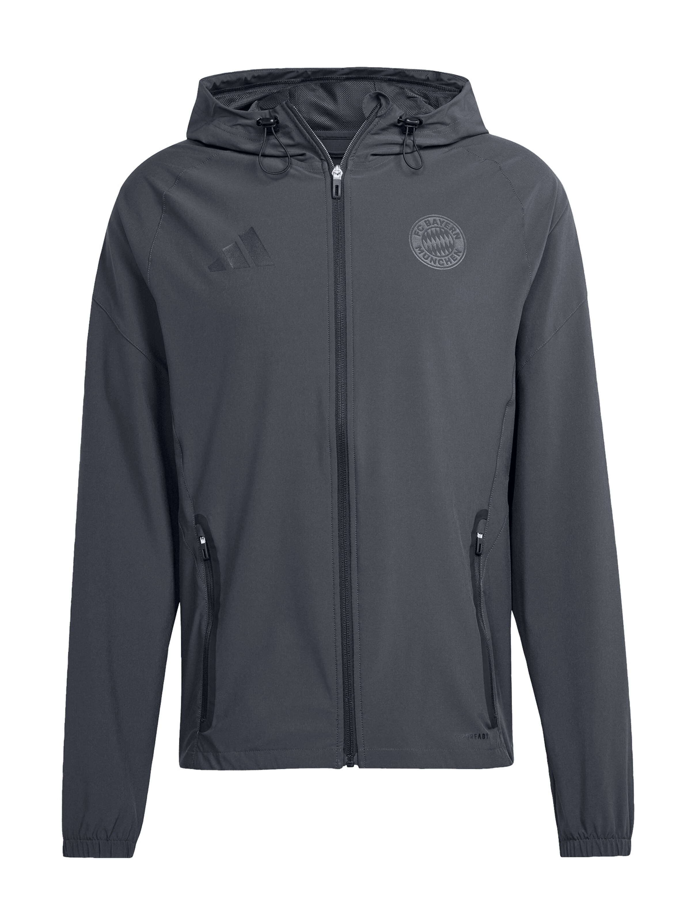 FC BAYERN MÜNCHEN Training Jacket 'Tiroc' in Grey: front