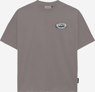 T-Shirt 'Racecore' Prohibited en gris : devant