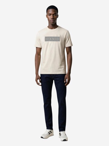 Maglietta 'XM002472 AF10356' di ARMANI EXCHANGE in beige: frontale