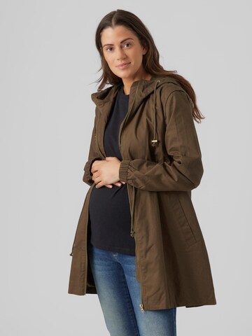 MAMALICIOUS Between-seasons parka 'Mila' in Brown