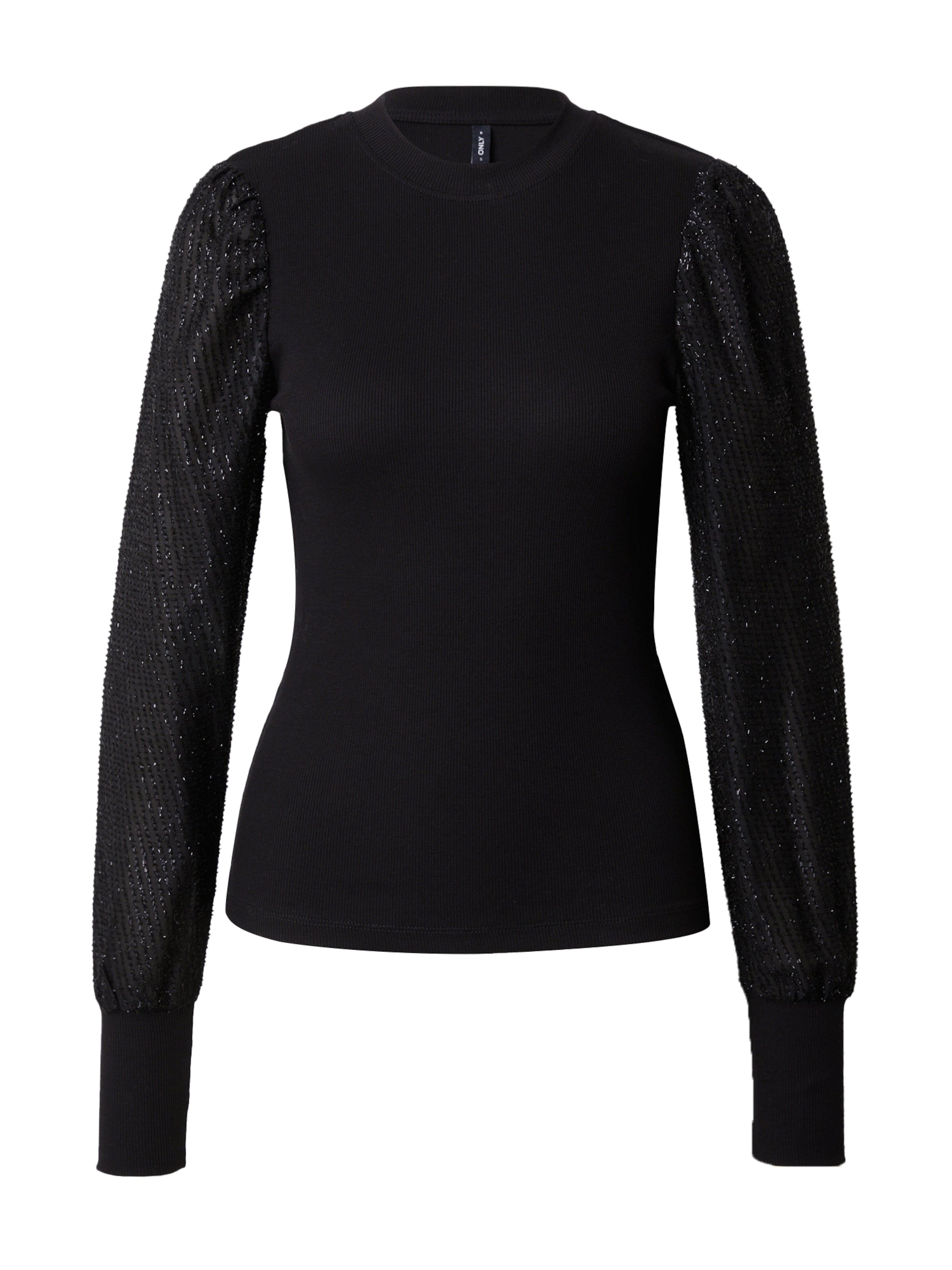 T-shirt 'ONLJania' ONLY en noir : devant