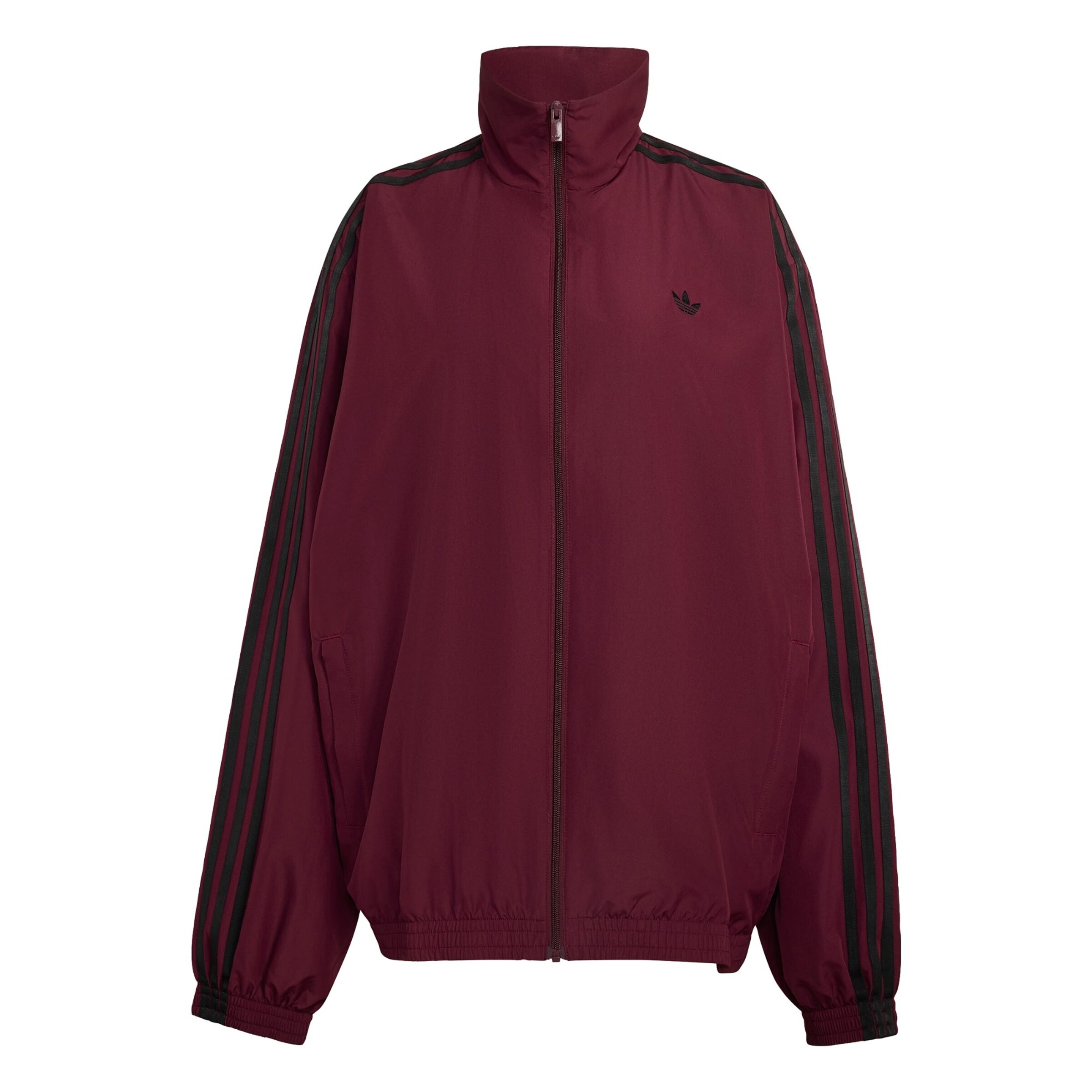sarkans ADIDAS ORIGINALS Starpsezonu jaka 'Firebird Adilenium': no priekšpuses