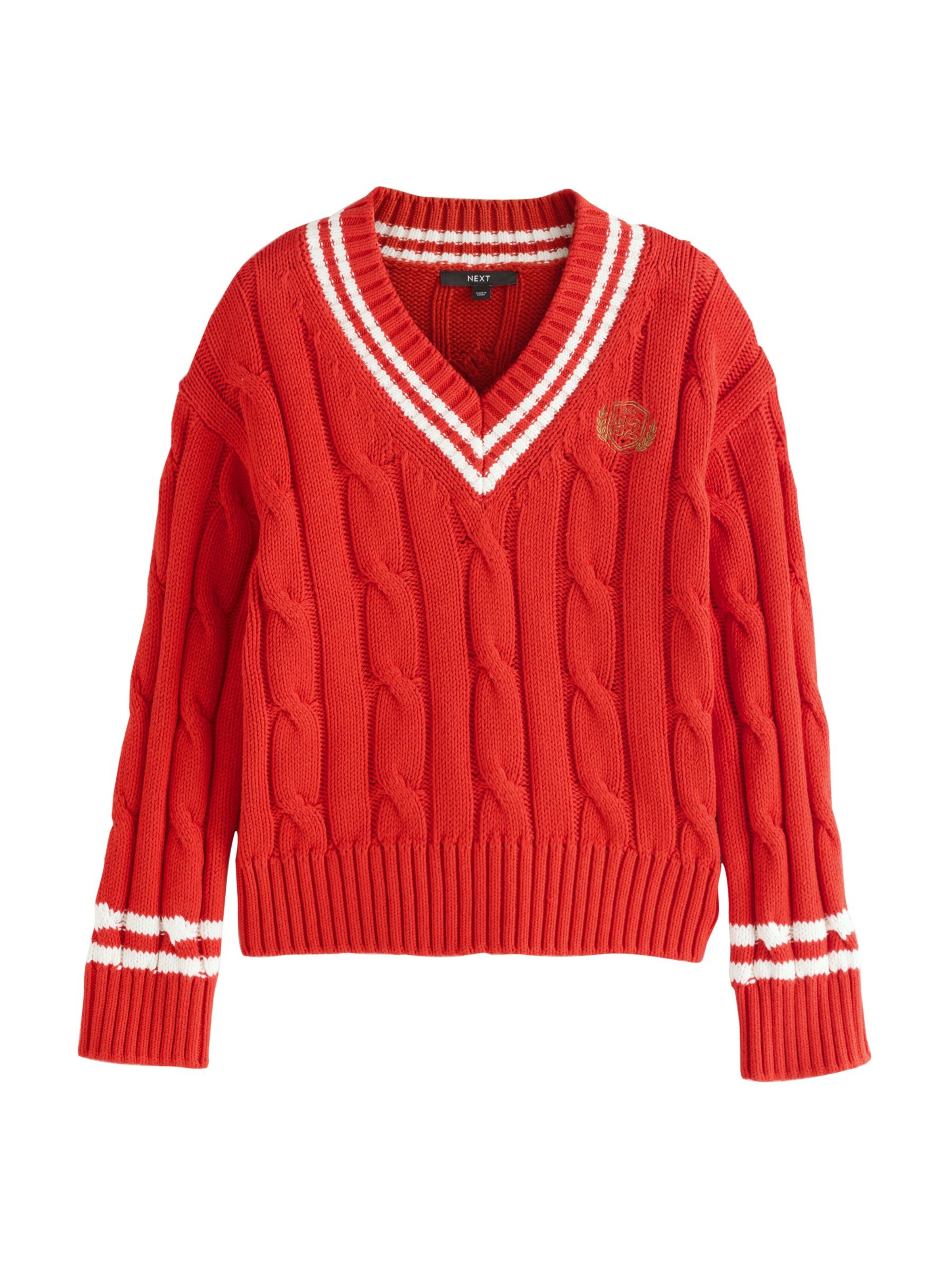 Next Sweater in Red: front