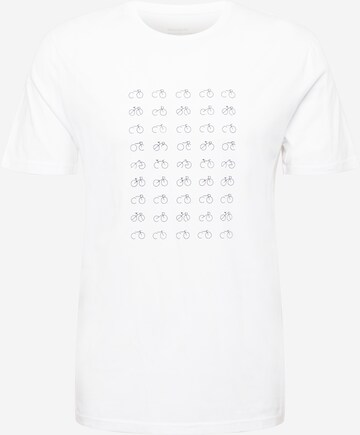 ARMEDANGELS T-shirt 'Jaames' i vit: framsida