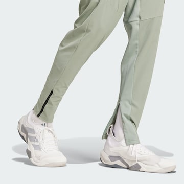 Effilé Pantalon de sport 'Designed for Training' ADIDAS PERFORMANCE en vert