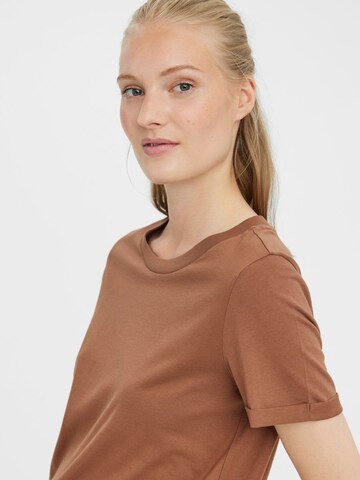 VERO MODA Shirt 'VMPaula' in Bruin
