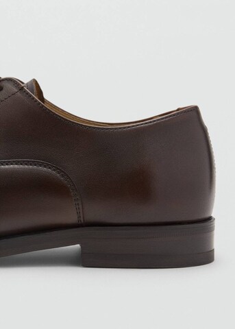 MANGO MAN Lace-Up Shoes in Brown