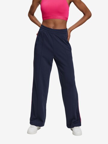 Wide Leg Pantalon de sport ESPRIT en bleu