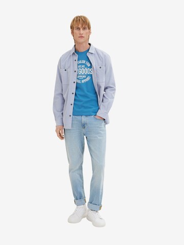 TOM TAILOR T-Shirt in Blau