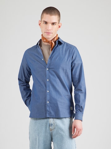 Coupe regular Chemise s.Oliver en bleu : devant