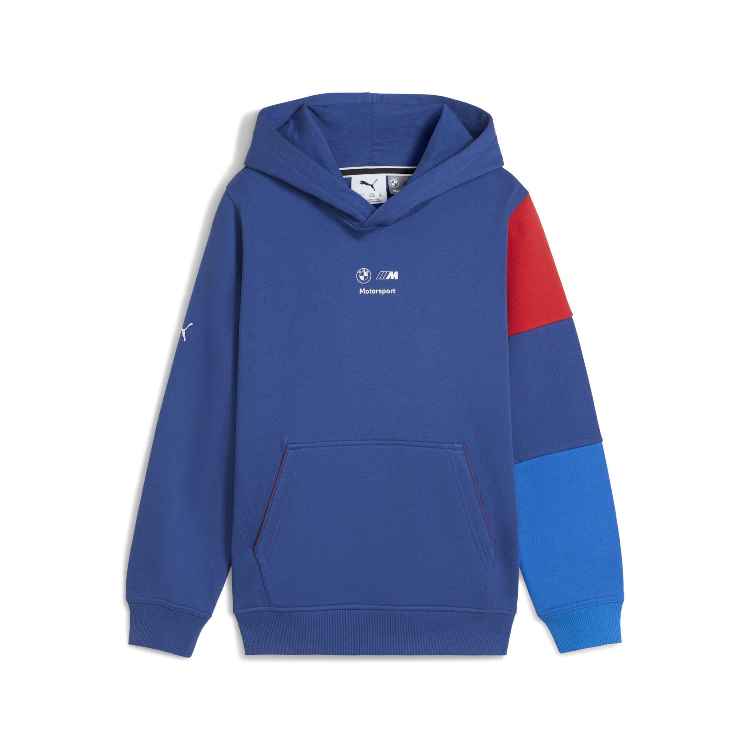 PUMA Regular Sports sweater 'BMW M Motorsport' in Blue: front
