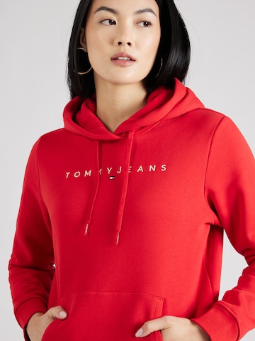 Tommy Jeans - Sweatshirt em vermelho