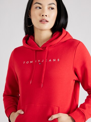 raudona Tommy Jeans Megztinis be užsegimo