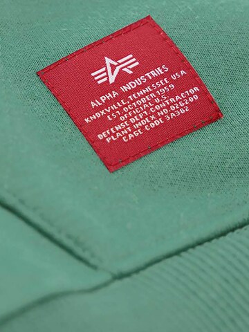 ALPHA INDUSTRIES Sweatshirt 'Basic' in Green