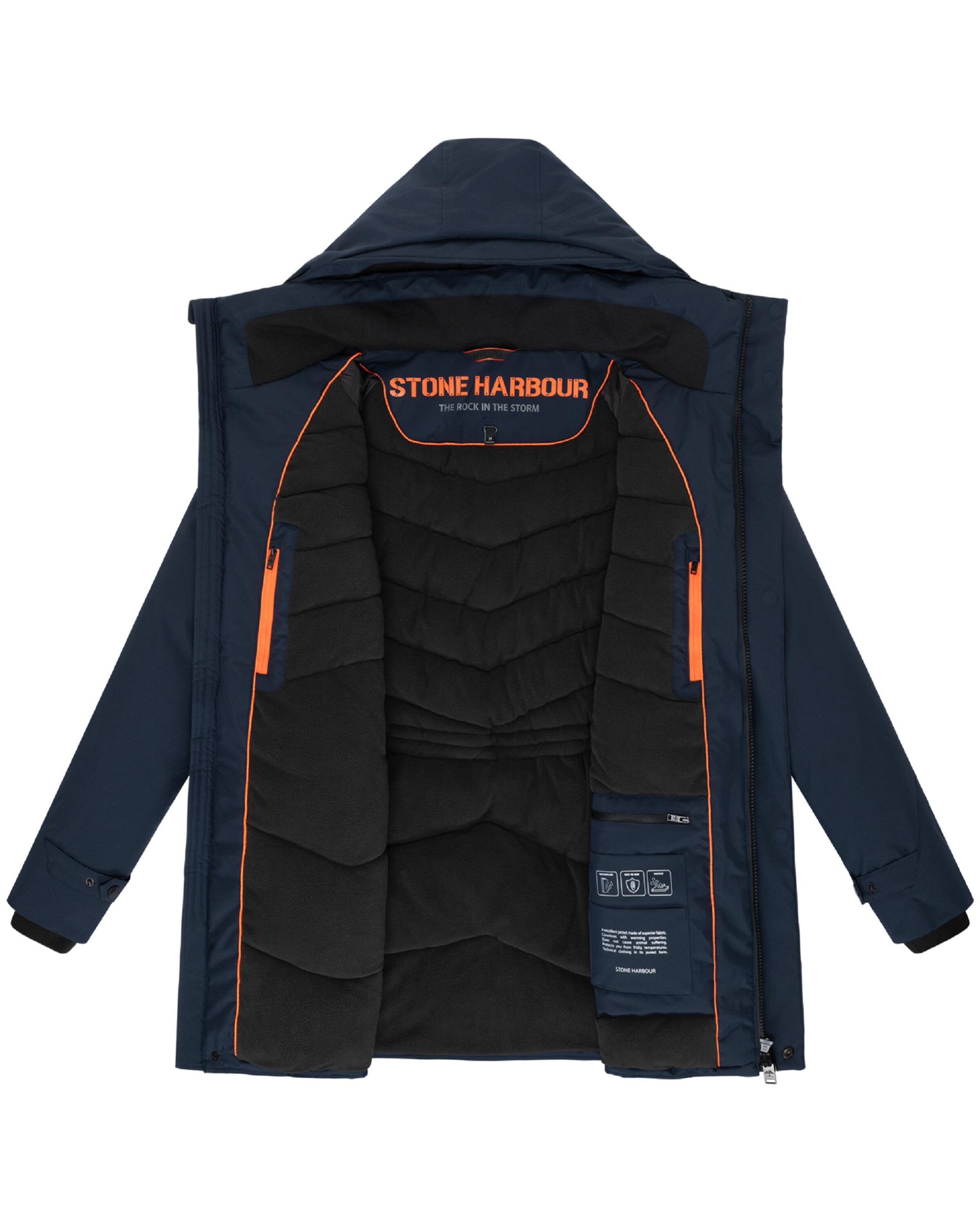 STONE HARBOUR Winterjas 'Emriis XX' in Blauw