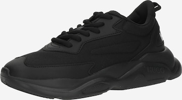 HUGONiske tenisice 'Leon' - crna boja: prednji dio