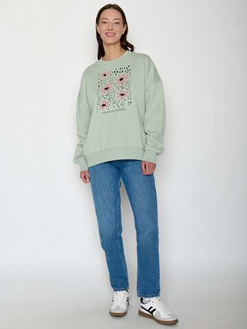 Felpa 'No Rain' di GREENBOMB in verde