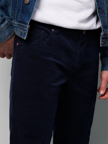 Coupe slim Pantalon MEYER en bleu