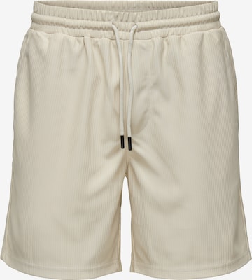 Only & Sons Trousers 'Tel' in White: front