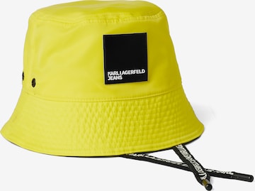 Chapeaux KARL LAGERFELD JEANS en jaune : devant