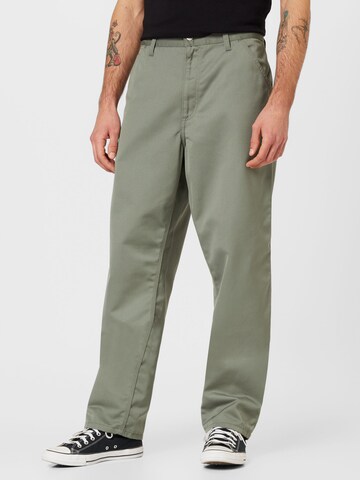 Regular Pantaloni de la Carhartt WIP pe verde: față