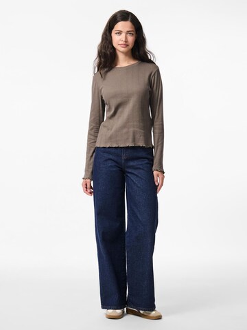 PIECES Shirt in Brown