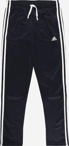 ADIDAS SPORTSWEAR Regular Urheiluhousut 'Designed To Move 3-Stripes' värissä musta: etupuoli
