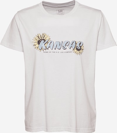 Lee T-Shirt 'KANSAS' in hellblau / gelb / flieder / schwarz, Produktansicht