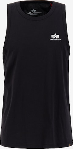 T-Shirt ALPHA INDUSTRIES en noir : devant
