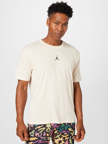 T-Shirt Jordan en blanc : devant